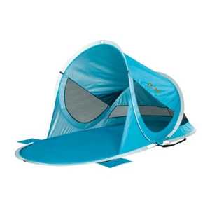 OZtrail Pop-Up Beach Dome Shelter UPF50+ Outdoor Folding Tent 2.35x1.15m Blue - Picture 1 of 1