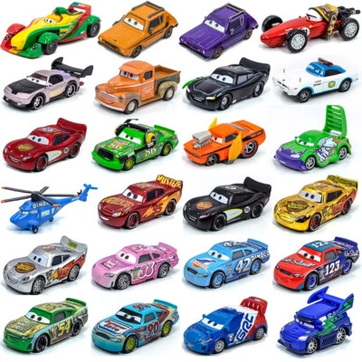 MARKENLOS 120 Styles Disney Pixar Cars Lot Lightning McQueen 1:55 Diecast Model Car Toy