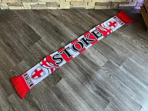 Stoke FC Football Club Soccer Scarf 56” Wall Art - The Potters - Bild 1 von 7