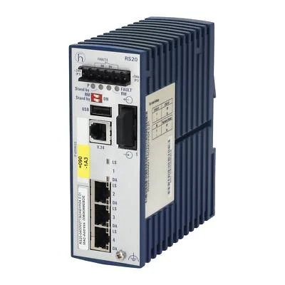 Hirschmann RS20-1312 4/12ft2T1SDAE Managed Compact Switch Euro Plug 943434009 - Image 1 of 4