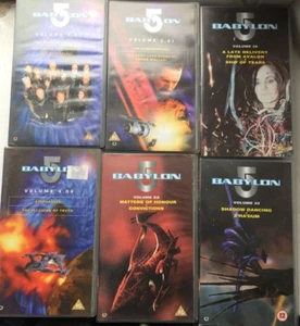 Babylon 5 Vol. 4.01-4 / 5.01-22/28-32 VHS COLLECTION vtd - Picture 1 of 3