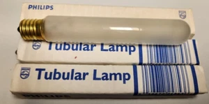 LOT of 3 Phillips Tubular Lamp 20T6-1/2/1F 120V 20W - Picture 1 of 3