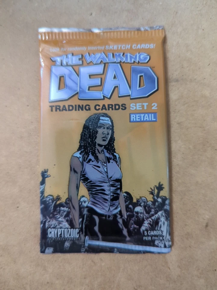 Juego de 2 cartas coleccionables de The Walking Dead. Foto 1 de 1