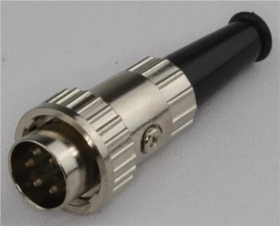 5 Pin 240° 240 Degree Locking DIN Plug Audio - Image 1 of 3