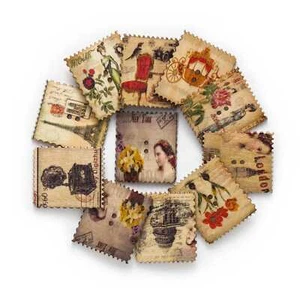 30pcs Painted 2 Hole Square Wood buttons for Sewing Scrapbook Clothing Crafts - Picture 1 of 3