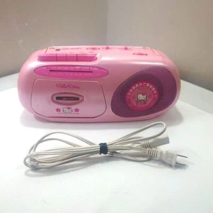 Hello Kitty Radio Cassette Player Recorder Pink Sanrio Tokyo Japan Used - Picture 1 of 6