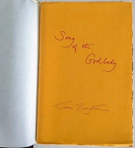 1978 James Broughton "THE SONG OF THE GODBODY" SIGNED Limited FIRST w DJ MANROOT - Picture 1 of 7