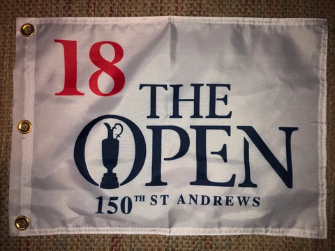 150TH BRITISH OPEN ST SAINT ANDREWS PIN FLAG WITH GROMMETS FREE SHIP AUTOS Cover