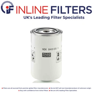 MANN WDK 940/20 Kraftstofffilter - Original MANN - LIEFERUNG AM NÄCHSTEN TAG - Bild 1 von 1