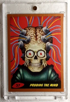 2017 Mars Attack's The Revenge Bronze Card 37 PROBING THE MIND - Image 1 of 3