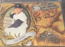 1997  Donruss Significant Signatures Yogi Berra Autograph 0236/2000