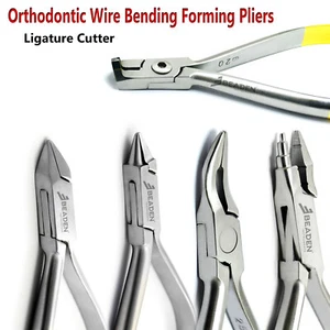 Dental Orthodontic Pliers Wire Bending Loop Forming Tooth Braces Ligature Cutter - Picture 1 of 27