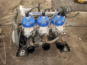 Yamaha 1998 1999 SRX 600 ENGINE MOTOR CYLINDER ONLY 2300 MILES TRIPLE - Picture 1 of 2