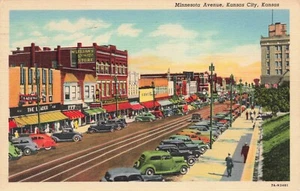 Minnesota Avenue, Kansas City, Kansas Vintage PC veröffentlicht 1939 - Bild 1 von 2