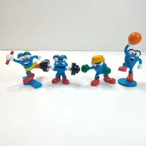 Vintage 1995 Izzy Figuren Atlanta Olympia Maskottchen Sommersport 4 Stück - Bild 1 von 6