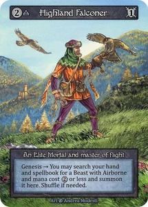 Sorcery Highland Falconer Elite Non-Foil Beta - Imagen 1 de 1