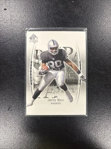 Jerry Rice 2003 SP Authentic Card #80 NFL HOF Oakland Raiders - Picture 1 of 2