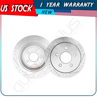 Rotores de freno traseros para Chrysler Town & Country Dodge Grand Caravan Plymouth 2 piezas Foto 1 de 4