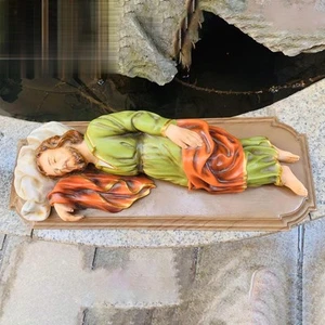 Resin Figurine Decoration ST. Joseph Sleeping Statue for Desk Cabinet - Picture 1 of 7