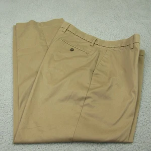 Dockers Signature khaki D3 hellbraune Herrenhose Größe 36 x 30 klassische Passform flache Vorderseite - Bild 1 von 12