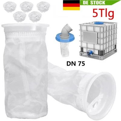 5x IBC Tank Regenfilter Deckelfilter Wasserfilter Nylon Filter Filter Wassertank - Bild 1 von 4