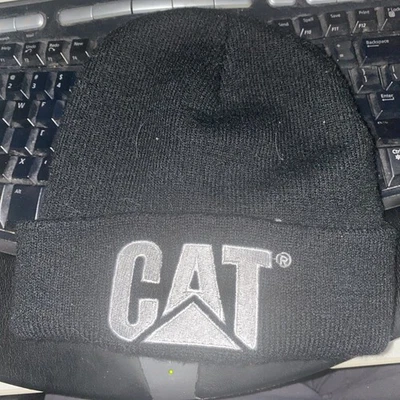 Unisex CAT Tejido Puños Gorro Acrílico Reloj Sombrero Invierno Gorra Pull On Caterpillar Foto 1 de 4