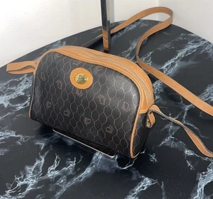 CHRISTIAN DIOR SCHULTERTASCHE BRAUN LEDER PVC -AUTHENTISCH- - Bild 1 von 12