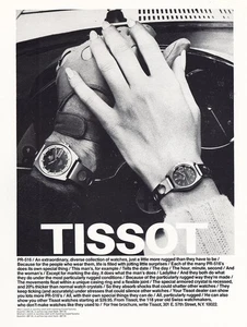 1970 Tissot Watch: Extraordinary Vintage Print Ad - Picture 1 of 1