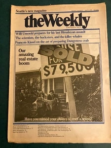 Seattle News The Weekly April 1976 Seattle Real Estate Boom Issue Magazine - Picture 1 of 6