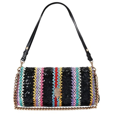 KURT GEIGER Long Kensington Shoulder Bag black multi 2 straps NWT - Image 1 of 4