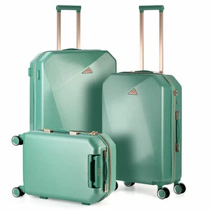 3 Piece Luggage Set Trolley Travel Suitcase ABS+PC Hardside with Spinner Wheels - Picture 1 of 8