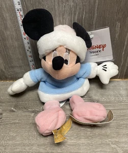 Disney Minnie Mouse Arctic Freeze Skating Soft Plush Toys Bean Bag w/Tag - Picture 1 of 5