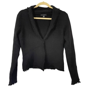 Banana Republic Sweater Womens XS Angora Wool Rabbit Hair Long Sleeve EUC Black - Picture 1 of 7