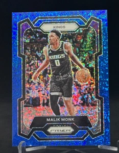 2023-24 Panini Prizm Blue Sparkle #71 Malik Monk Sacramento Kings /144 - Picture 1 of 2