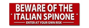 BEWARE OF THE ITALIAN SPINONE ENTER AT YOUR OWN RISK METAL SIGN. WARNING.DOG - Picture 1 of 1