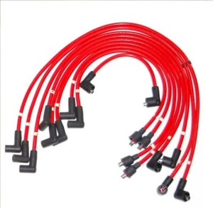 Triumph Stag Silicone High Performance Red HT / Ignition leads Made in England - Picture 1 of 1