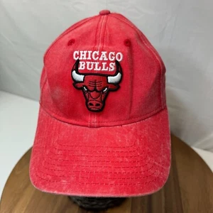 Chicago Bulls Hat Cap Adjustable Strap Back New Era 9Twenty Jordan Dad Hat Faded - Picture 1 of 12