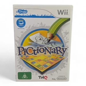 Pictionary - Nintendo Wii - U Draw -Complete PAL Game - Picture 1 of 4