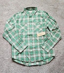 Denim & Supply Ralph Lauren Men's Green Plaid Button-Down, Medium, NWT - Picture 1 of 6