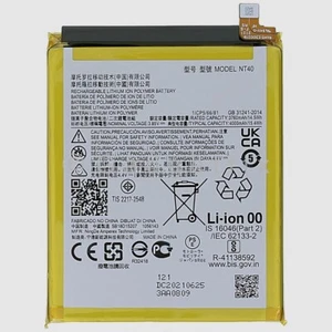 Batterie de remplacement USA pour Motorola Moto G PURE XT2163 (2021) NT40 4000mAh - Photo 1 sur 2