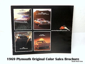 NOS 1969 Plymouth New Car Sales Brochure! - Bild 1 von 1