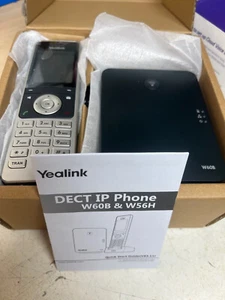 Yealink W60P DECT IP Phone W56H Handset and W60B Base Station Bundle - Picture 1 of 1