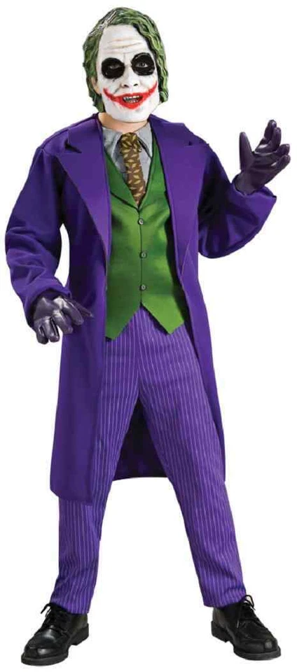 Child Deluxe The Joker Costume . Size Child's Small Wm4 M01