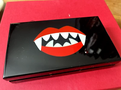 Charlotte Olympia Vampire Acrylic "Sucker For Andora"/Black/Interior Gold Bag - Image 1 of 4