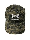 Under Armour Hat Mens Fitted UA Freedom Blitzing Embroidered Green Camo L/XL