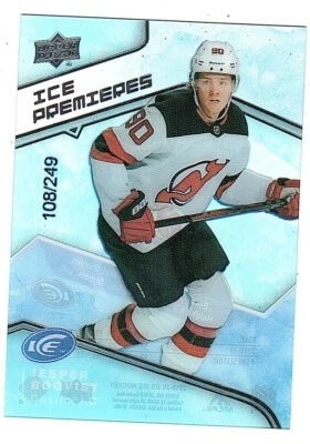2019-20 Upper Deck Ice #116 Jesper Boqvist Ice Premieres Panthers Rookie #/249 - Image 1 of 2
