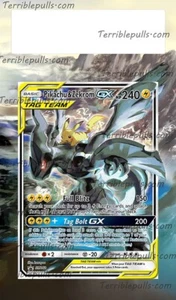 Pokemon Extended Art Inserts for PSA Slabs- Pikachu & Zekrom GX Tag Team Promo - Picture 1 of 2