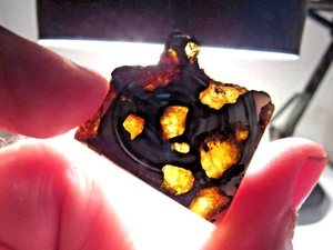 GREAT DEAL! GORGEOUS CRYSTALS! INCREDIBLE IMILAC PALLASITE METEORITE! 10.1 GMS! - Picture 1 of 8