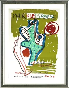 Markus Lüpertz (* 1941), Paris, 1989- signiert, gerahmt - Bild 1 von 1