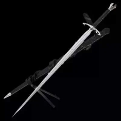 Medieval Black Death Gothic Sword Battle Ready Functional Sword - Image 1 of 4